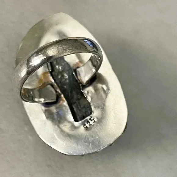 Blue Sodalite Sterling Silver Ring​​ - Picture 6 of 9